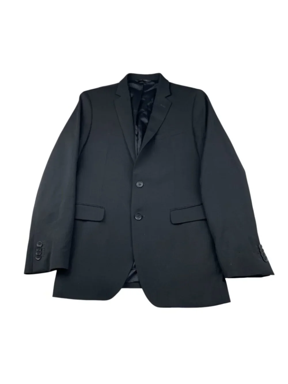 Banana Republic Men’s 100% Wool Modern Slim Fit 2-Button Blazer Black • 38R